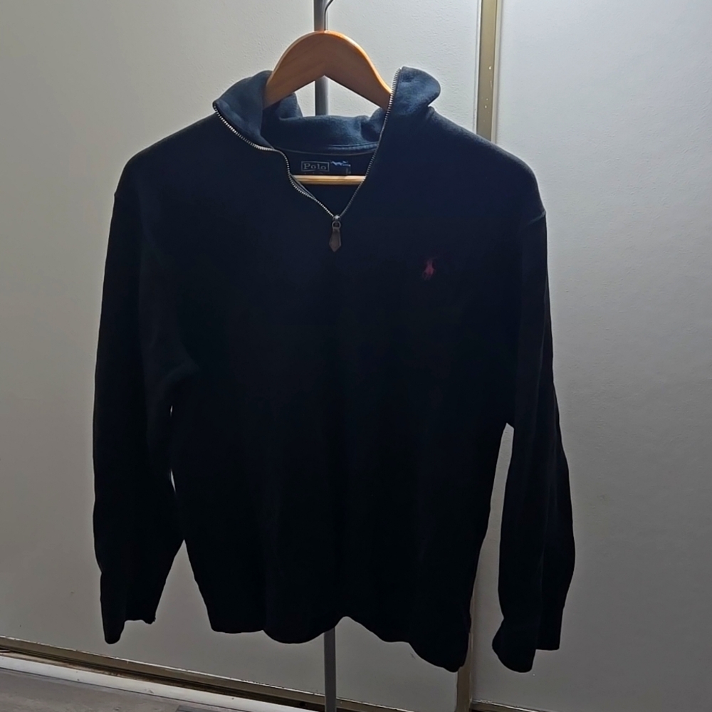 Black Polo Sweater